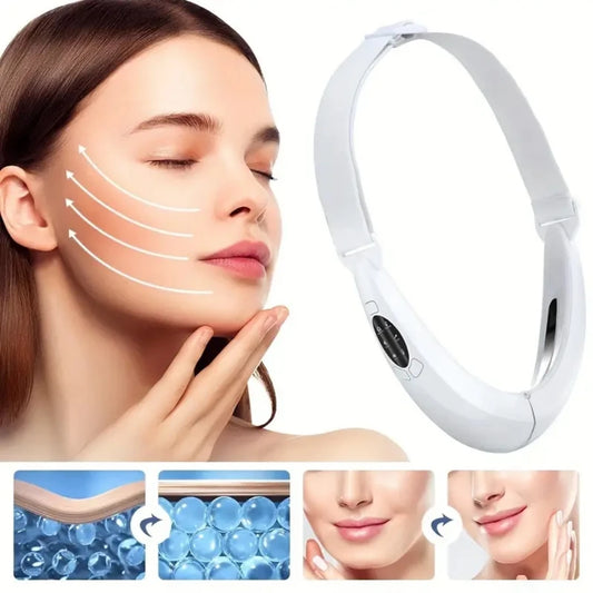 V-Line Face Lift Massager – 5 Modes, LED Display, Rechargeable